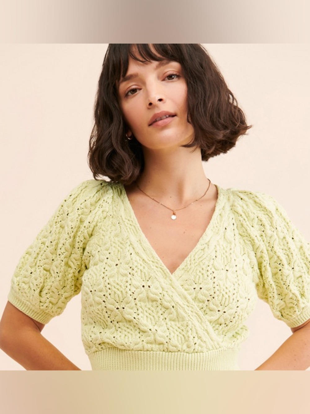 ASTR Elowen Crop Sweater